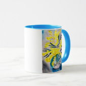 Mug Jaune Wattle (Devant droit)
