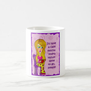 Mug J'aurai un valium Latte de vodka de moka de café à