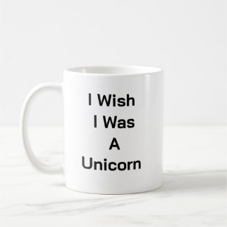 Mug j'aurais aimé être une licorne