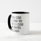 Mug J'aurais aimé que le nuage vous ait trouvé plus tô (Devant gauche)