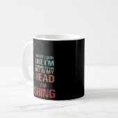Mug J'Aurais L'Air De Vous Écouter, Mais Dans Mon H (Devant gauche)