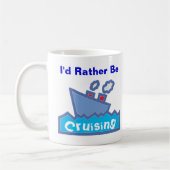 Mug J'aurais plutôt 01 ans de croisière (Gauche)