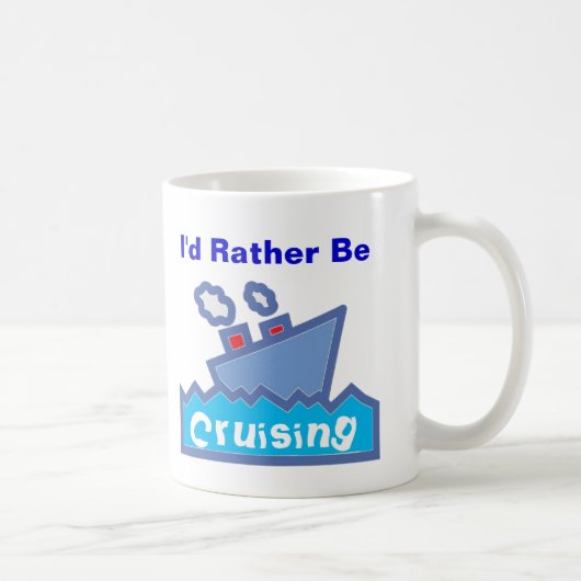 Mug J'aurais plutôt 01 ans de croisière (Droite)
