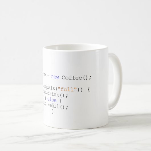 Mug Java (Devant droit)