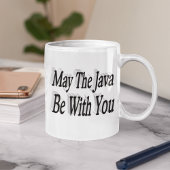 Mug Java amusant café citation noir