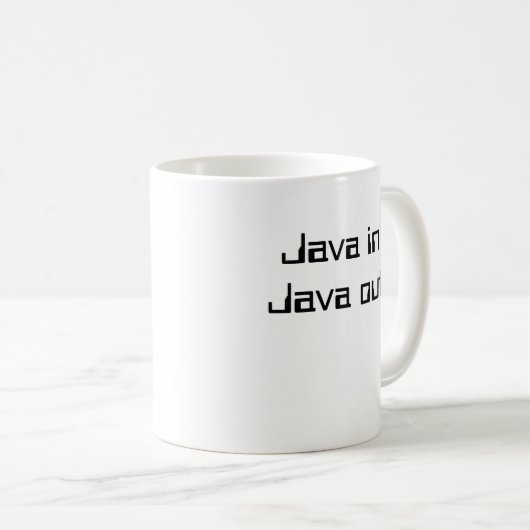 Mug Java dedans. Java (Devant droit)