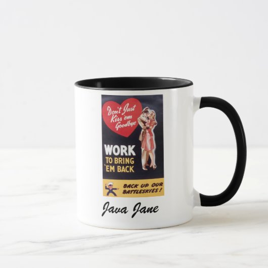 Mug Java Jane "tasse du baiser" (Droite)