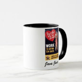 Mug Java Jane "tasse du baiser" (Devant droit)