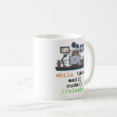 Mug Java Script Coffee Coding (Devant droit)