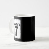 Mug J'avais 6 ans maintenant j'ai 7 ans drôle 67 jeune (Devant gauche)