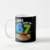 Mug J'avais 6 ans maintenant j'ai 7 ans Football 67 _1 (Gauche)