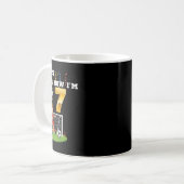 Mug J'avais 6 ans maintenant j'ai 7 ans garçon footbal (Devant gauche)