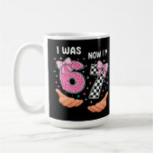 Mug J'avais 6 ans maintenant j'ai 7 ans jolis chiffres (Gauche)