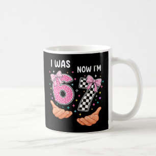 Mug J'avais 6 ans maintenant j'ai 7 ans jolis chiffres