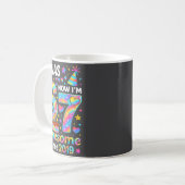 Mug J'avais 6 ans maintenant j'ai 7 ans Tie-Dye Annive (Devant gauche)