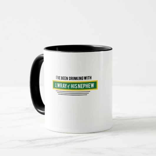Mug J'avais bu avec J, Wray et son neveu (Devant gauche)