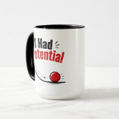 Mug J'avais de l'humour de physique potentiel (Devant gauche)