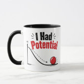 Mug J'avais de l'humour de physique potentiel (Gauche)