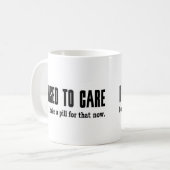 Mug J'avais l'habitude de m'inquiéter. Mais je prends (Devant gauche)