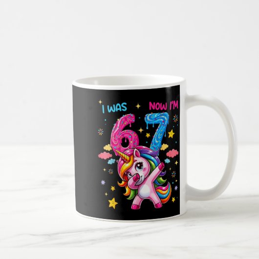 Mug J'avais six ans maintenant j'ai sept ans Dabbing L (Droite)