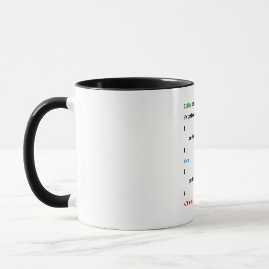 Mug Javascript Mug. Je suis un développeur de logiciel (Gauche)