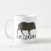 Mug Javelina ARIZONA Désert Peccaire Animaux Sauvages  (Gauche)