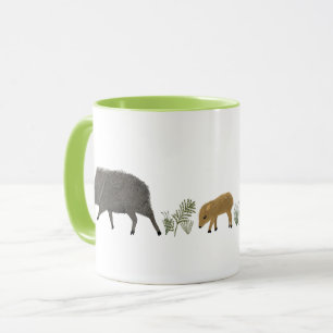 Mug Javelina Family Portrait Animaux du désert