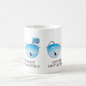 Mug JAWS 50th Sortez de l'eau ! (Centre)