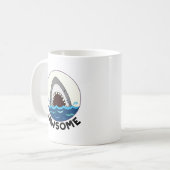 Mug Jawsome Funny Shark Teeth Pun (Devant gauche)