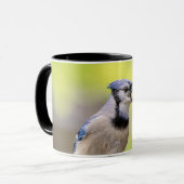 Mug Jay bleu avec arachide (Devant gauche)