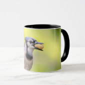 Mug Jay bleu avec arachide (Devant droit)