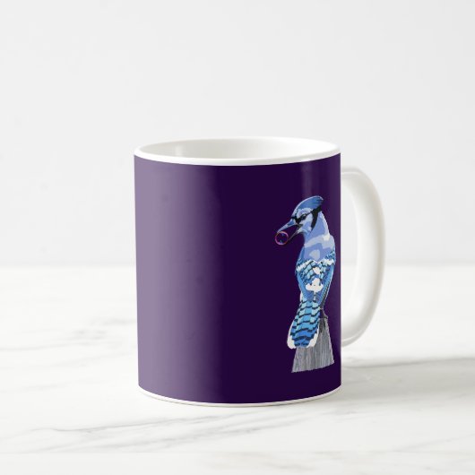 Mug Jay bleu brillant (Devant droit)