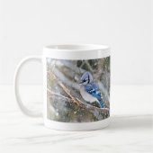 Mug Jay bleu dans une tempête de neige (Gauche)