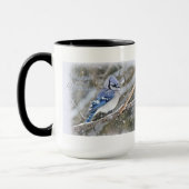 Mug Jay Bleu en Noël de neige (Gauche)