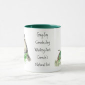Mug Jay gris gris d'oiseaux du Canada, Jack Whiskey (Centre)