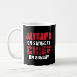 Mug Jayhawk Le Samedi Chef Le Dimanche Drôle Cadeau Ka