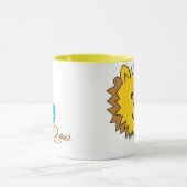 Mug JayJay le jaune de visage de bouffe (Centre)