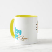 Mug JayJay le jaune de visage de bouffe (Devant gauche)