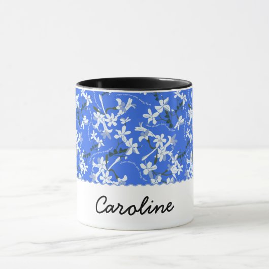 MUG JAZMINE FOCUS CERULEAN & NOIR (Centre)
