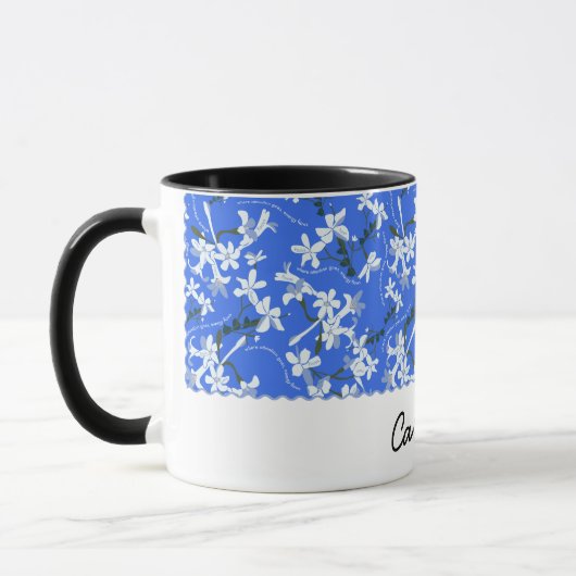 MUG JAZMINE FOCUS CERULEAN & NOIR (Gauche)