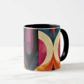 Mug Jazz Age Retro Design abstrait (Devant droit)