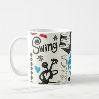Mug Jazz Doodle : Mélange de Musique Eclectique