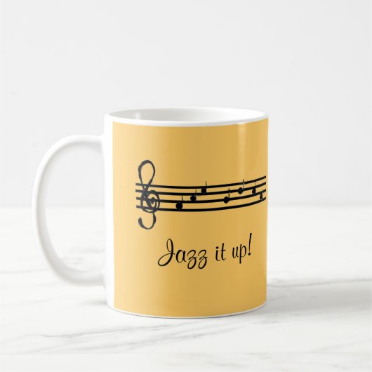 Mug Jazz it Up Musical Design (Gauche)
