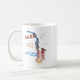 Mug Jazz Saxophone Art moderne