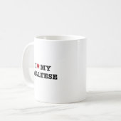 Mug J'Coeur Mon Maltais (Devant gauche)