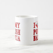 Mug J'Coeur Mon Polonais Babcia (Centre)