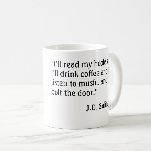 Mug JD Salinger (Devant droit)