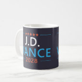 Mug JD Vance 2028 Patriotique Républicain (Devant gauche)