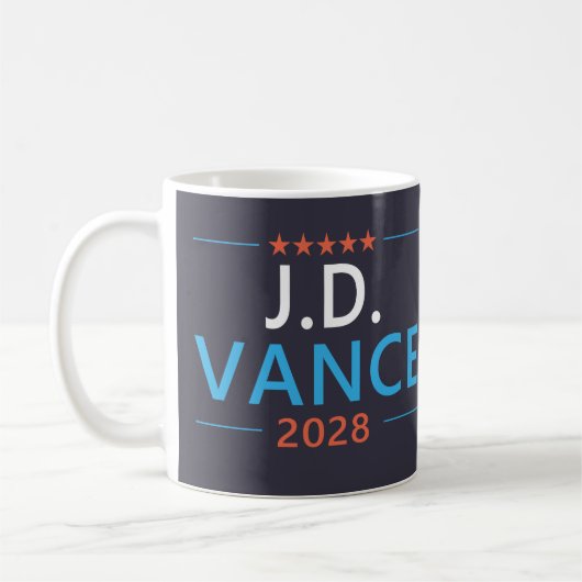 Mug JD Vance 2028 Patriotique Républicain (Gauche)