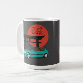 Mug JDM Hatch Legend Torii Sunset Street Culture (Devant gauche)